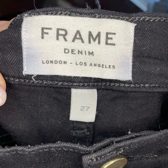 FRAME DENIM high rise skinny jeans - Picture 3 of 4